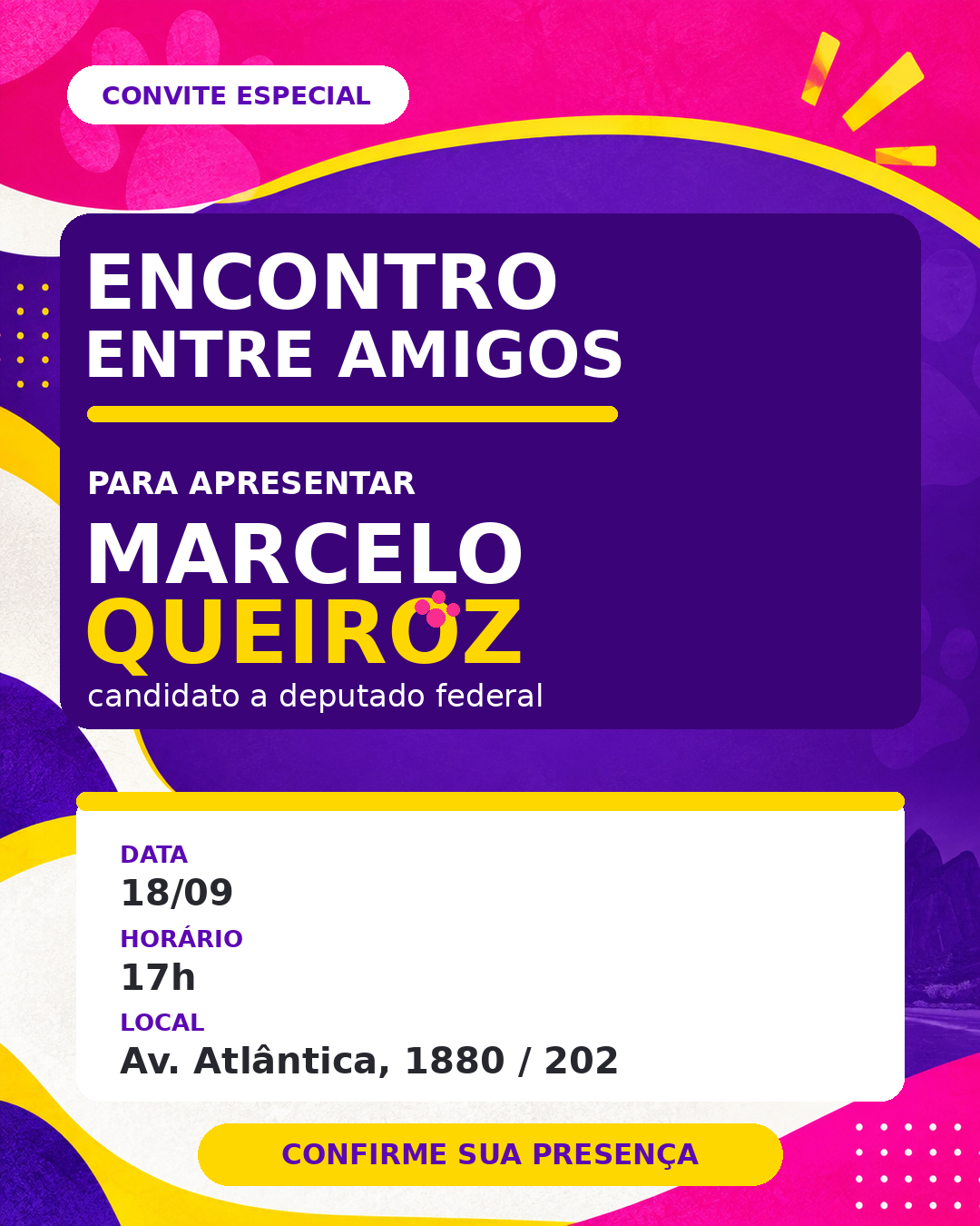 Arte de referência visual de Marcelo Queiroz